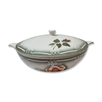 Digoin earthenware soup tureen, Sarreguemines 1940/50