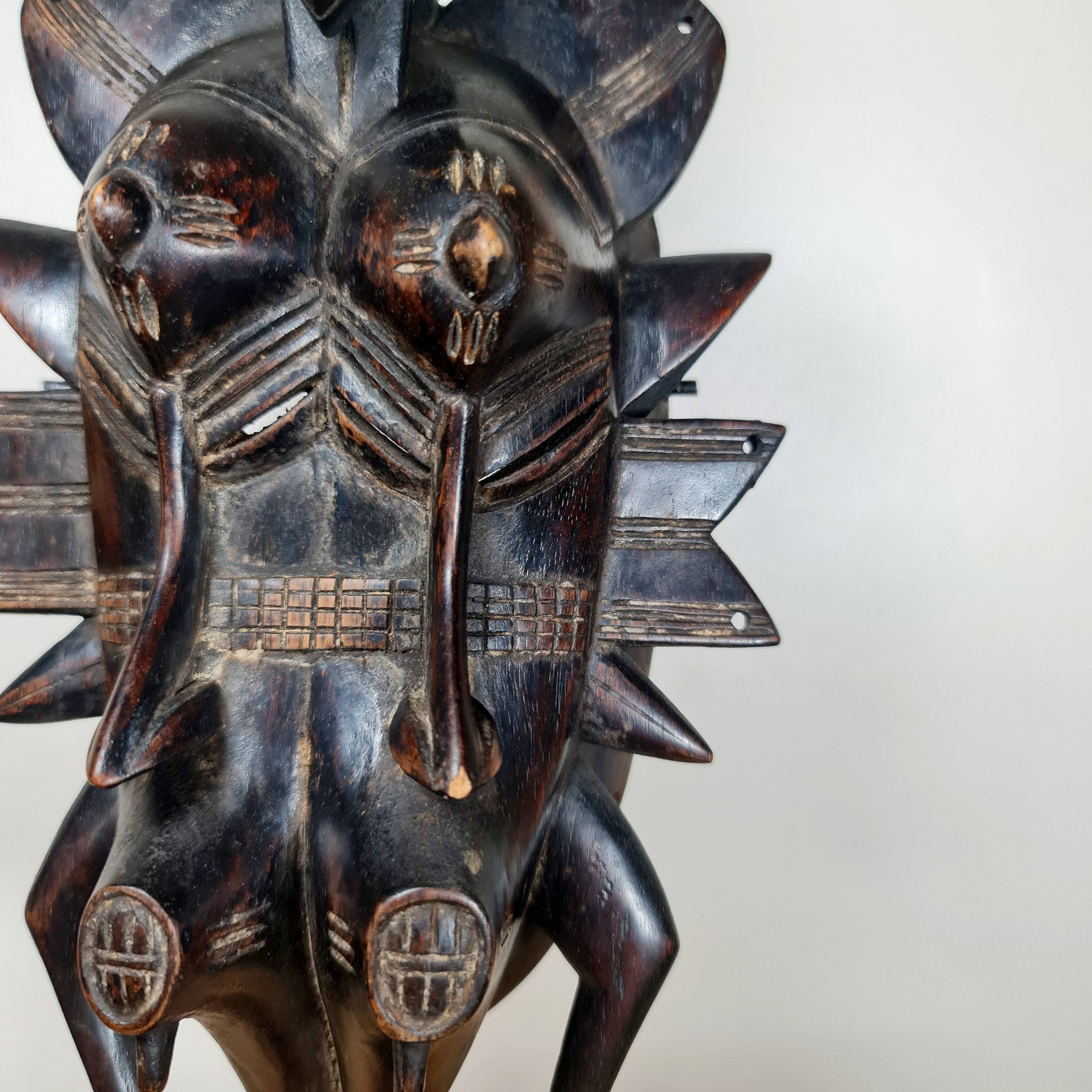 Keplié Mask - Senoufo - 30 cm - Ivory Coast