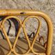 Large rattan wall shelf