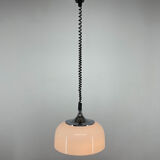 Mid Century White Pendant by Harvey Guzzini for Meblo, Italy