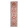 1970s Vintage Turkish Hand-Knotted Wool Cotton Red Runner Rug 93x355