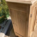 Parisian sideboard in solid thick pine / high