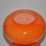 Orange glass table lamp, 1970