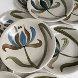 Hollow plates vintage sandstone Logchamp