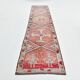 3x12  Red Brown Vintage Runner Rug, 86x369Cm SK 22862