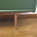 Vintage khaki green buffet