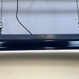 Grey Enamel Industrial Hanging Tube Light, 1960s