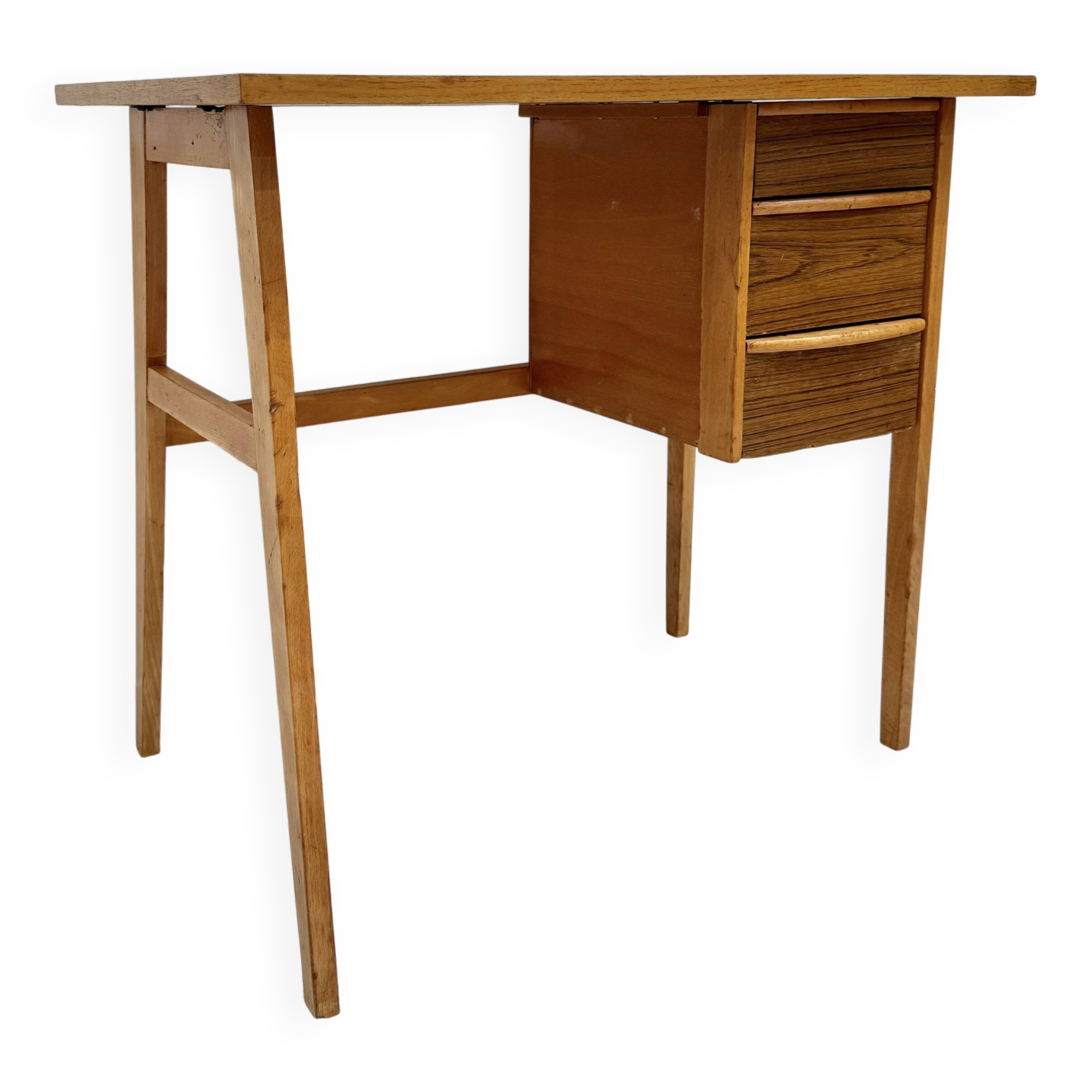 Bureau pieds compas