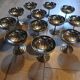 12 Letang and Remy stainless steel ice cream cups
