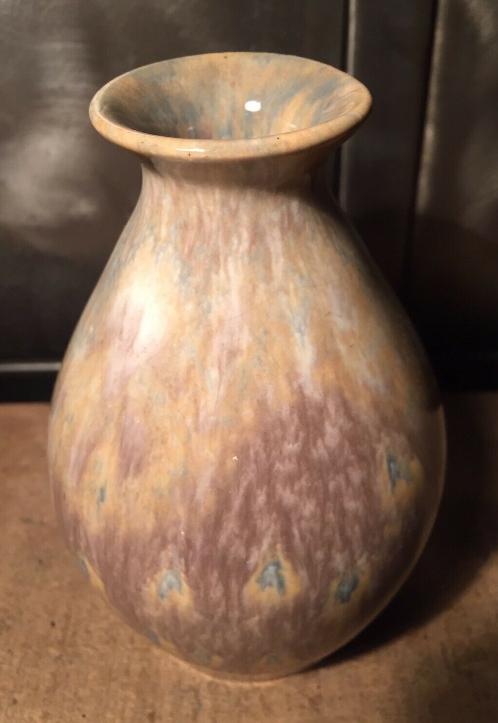 Signed ceramic vase