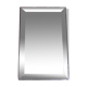 Miroir biseaute ancien 17x27cm