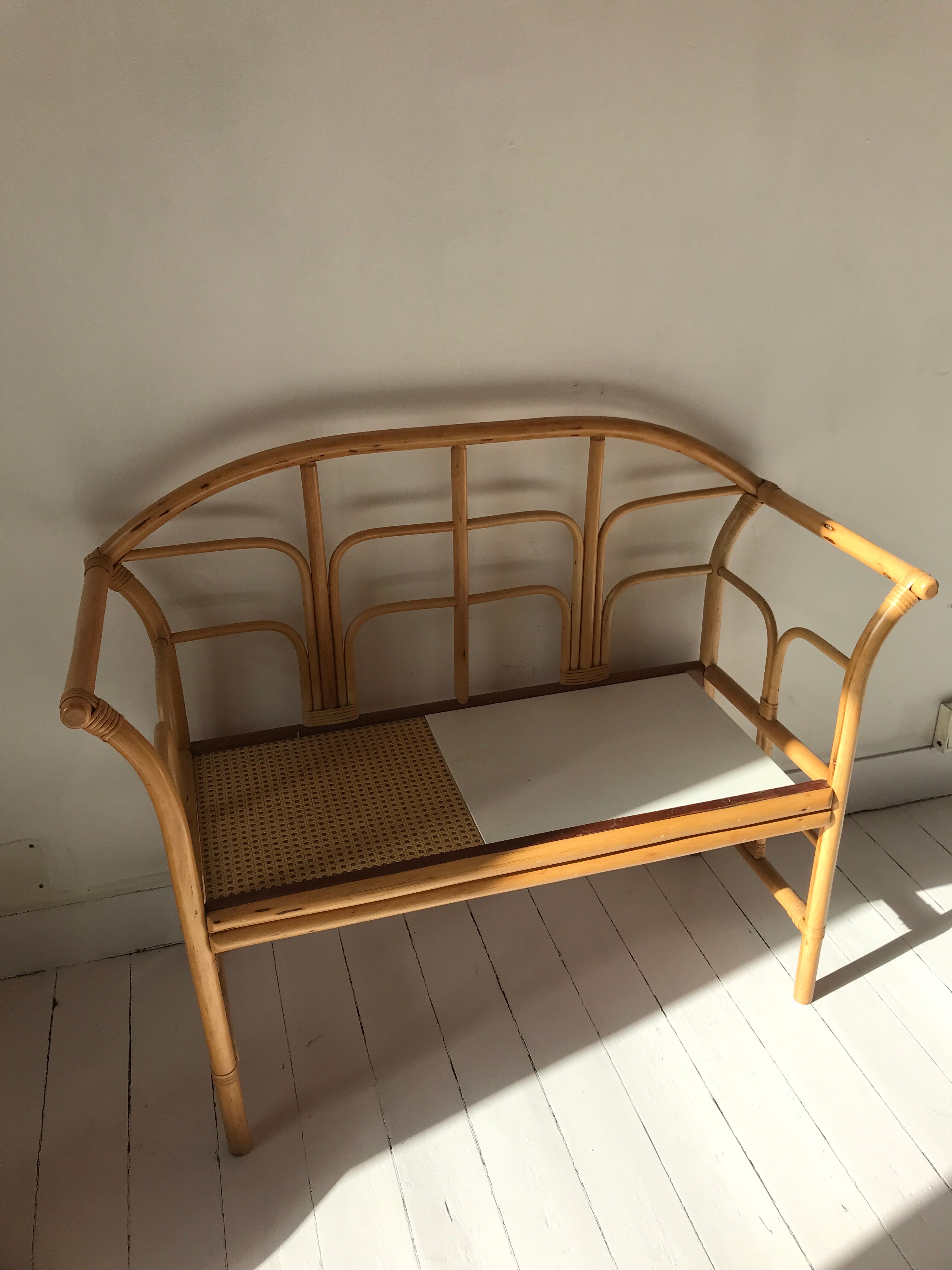 Rattan sofa
