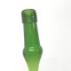 Green Negrita rum bottle atypical distorted decanter vase