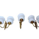 Mid Century wall lamp set, 1960s.