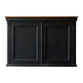 Buffet en bois massif noir