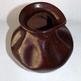 Glazed ceramic vase form free 1970
