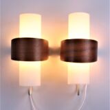 Set Philips Wall lamps Design by Louis Kalff model NX40, the Netherlands.
