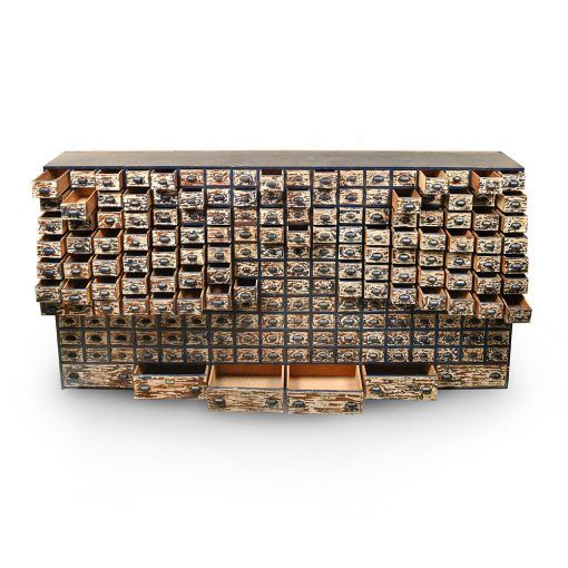 Meuble d’atelier en bois à 204 tiroirs