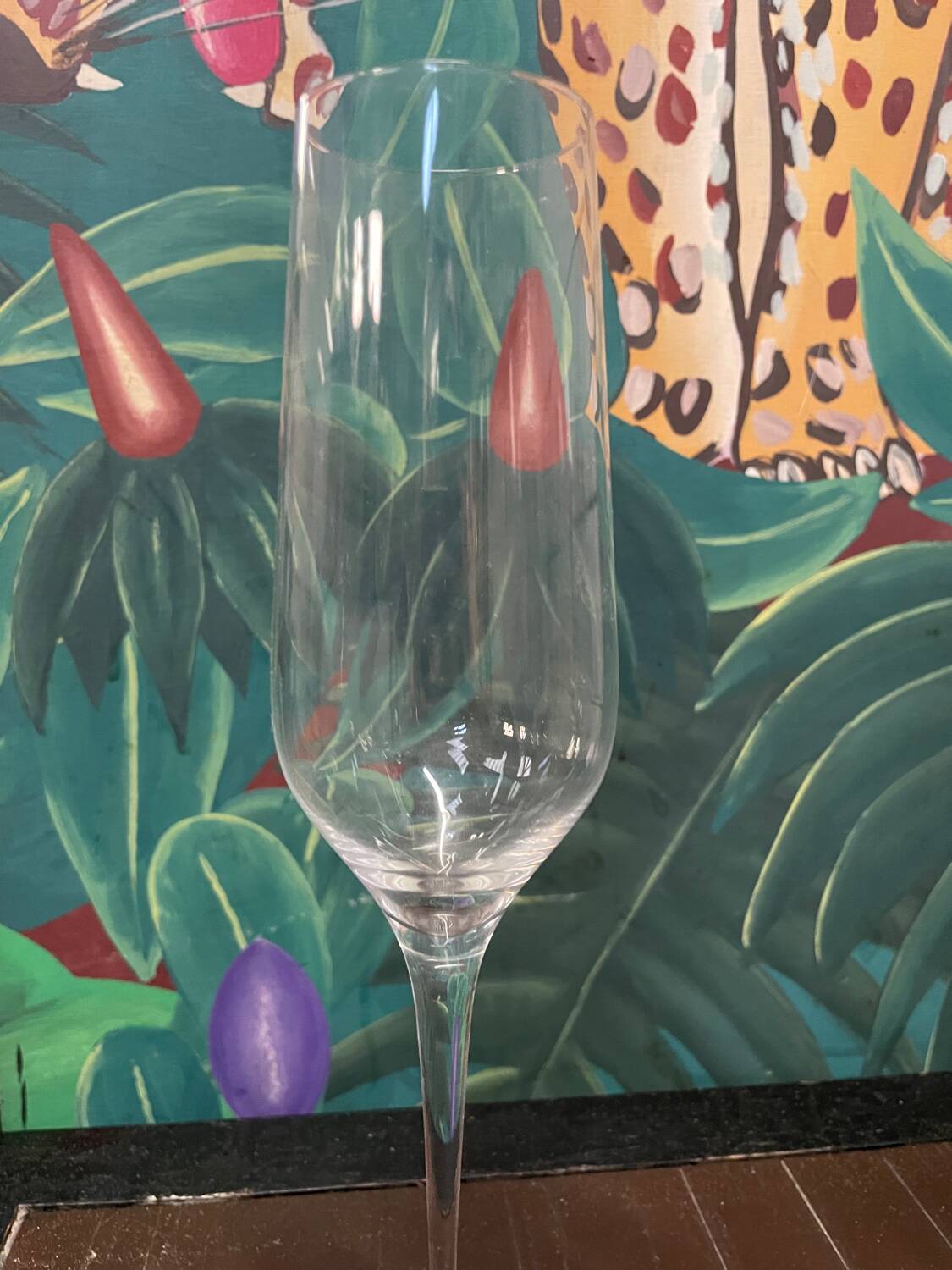 6 Baccarat champagne flutes, grand siècle crystal, Laurent Perrier