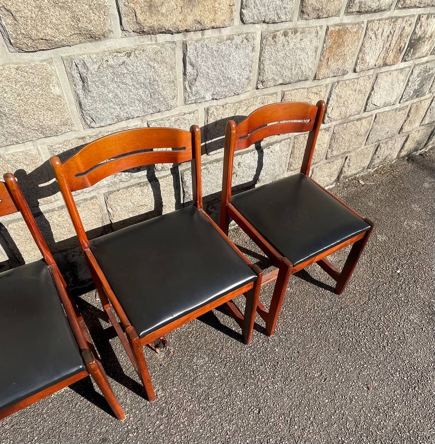 4 chaises de salle à manger style danoises