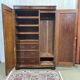 Armoire dressing Victorienne 19ème en acajou.