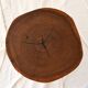 Table basse bois ronde tronc noyer
