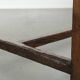 French antique farmhouse dining table from the 19th century of pine wood