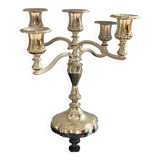 Silver metal candlestick