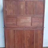 Art Nouveau Art Deco sideboard in blond walnut