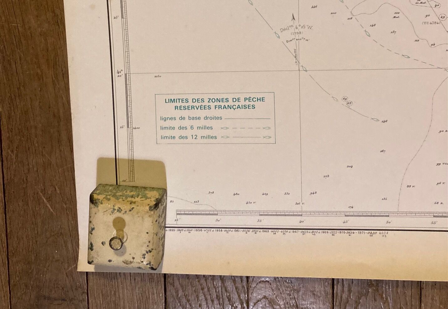 Nautical chart island of corsica corsica recorded germain- hatt bouillet 1884_1891 maritime chart ed 1952