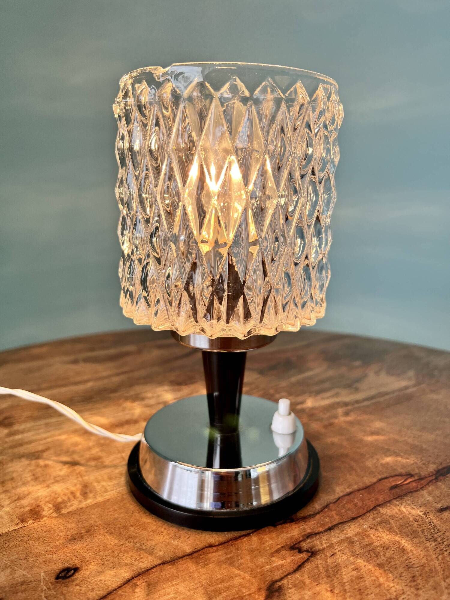 Art deco lamp / mid century lamp from 1960s / 1960s / retro table lamp for home decor