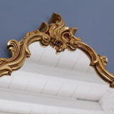 Golden rock mirror with gold leaf 43x70cm