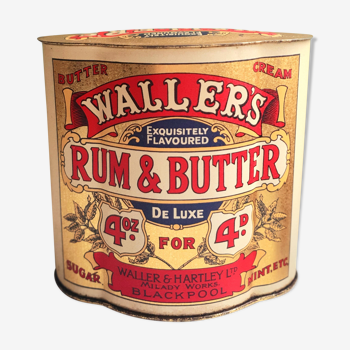 Boite en fer Wallers rum & butter