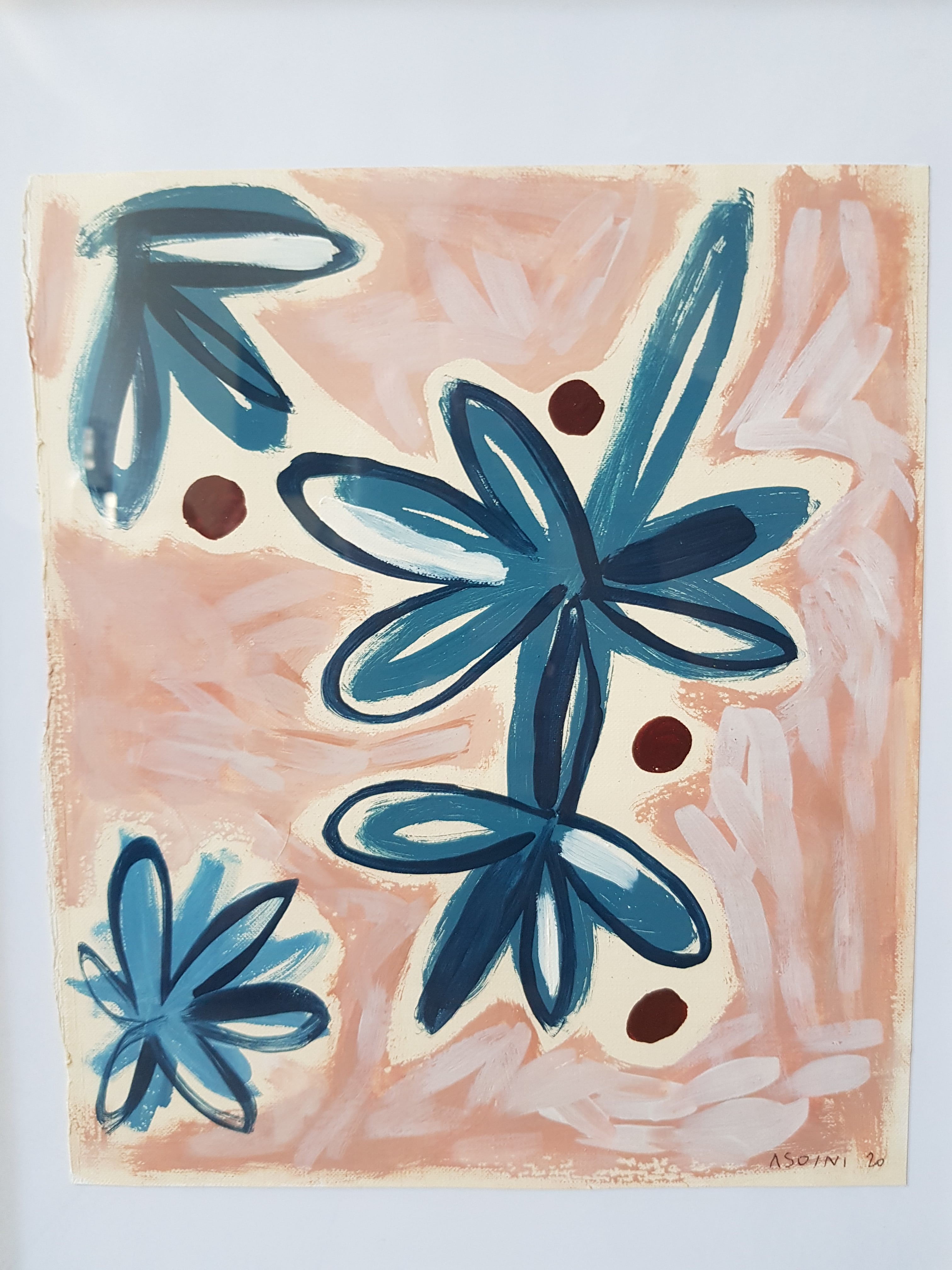 Imaginary Plants I - Painting by Laura Asoini