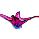 Murano XXL Coupe 50cm - Sommerso Amethyst & Turquoise - Vintage Design