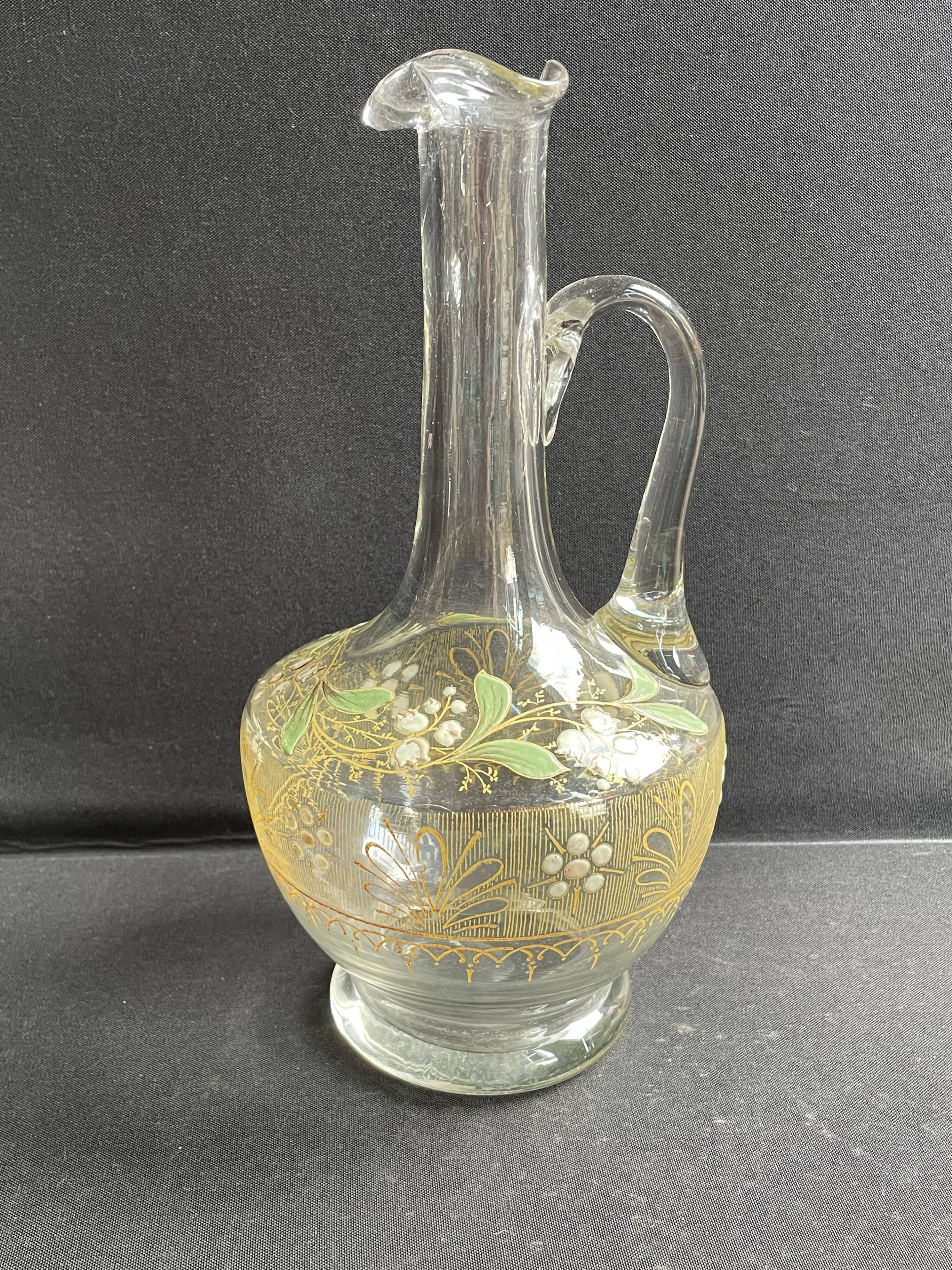 3343 - 3344 – Enamelled jug attributed to FT Legras End of 19th century