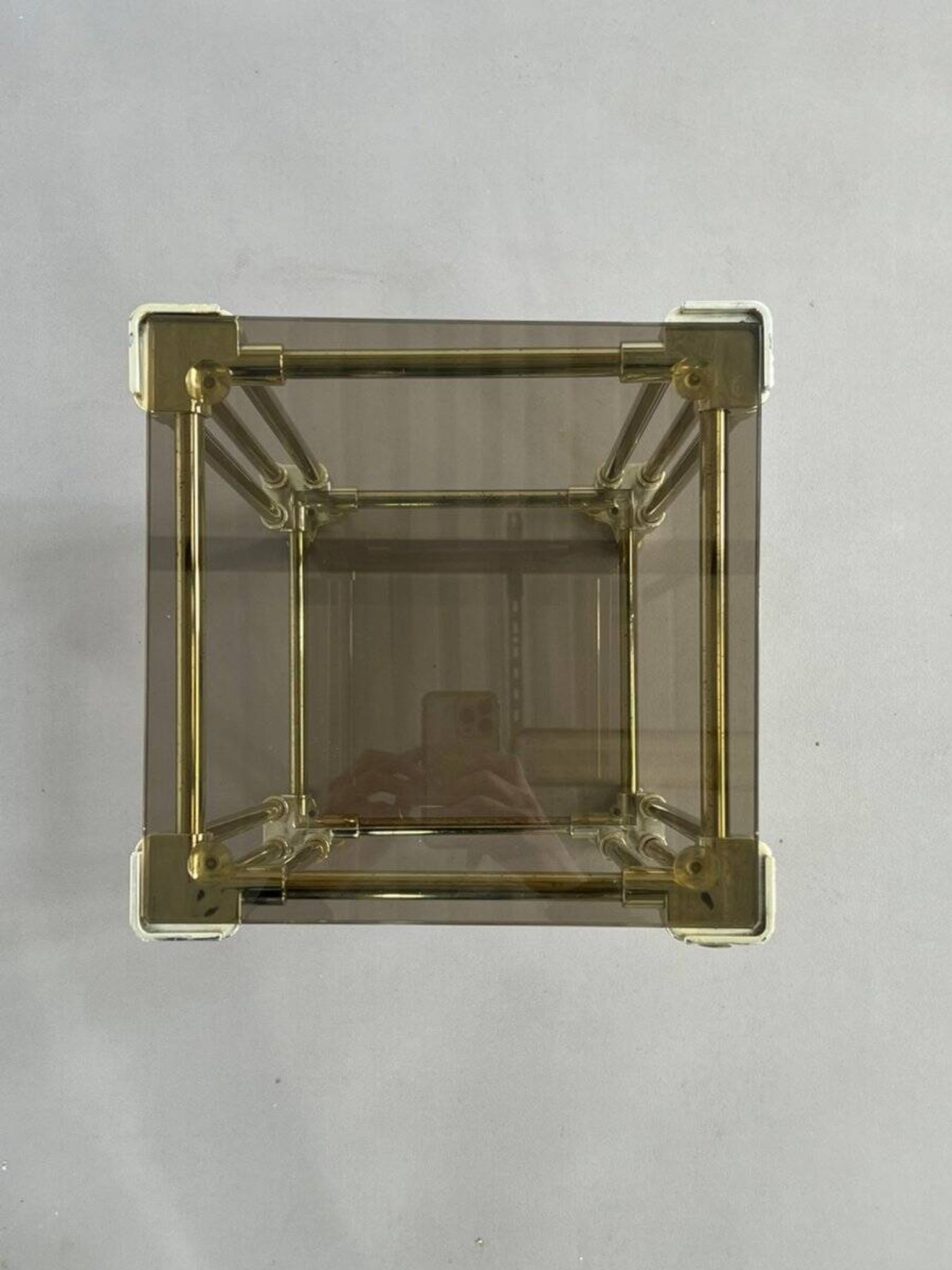 Brass and Glass End Column, 1970s