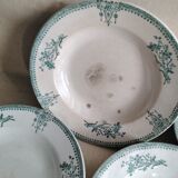 Set of 10 hollow plates