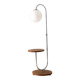 Standard lamp with table, Jindřich Halabala, 1930s–40s, Czechoslovakia