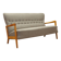 Beech sofa, Danish design, 1960s, designer: Soren Hansen, manufacturer: Fri