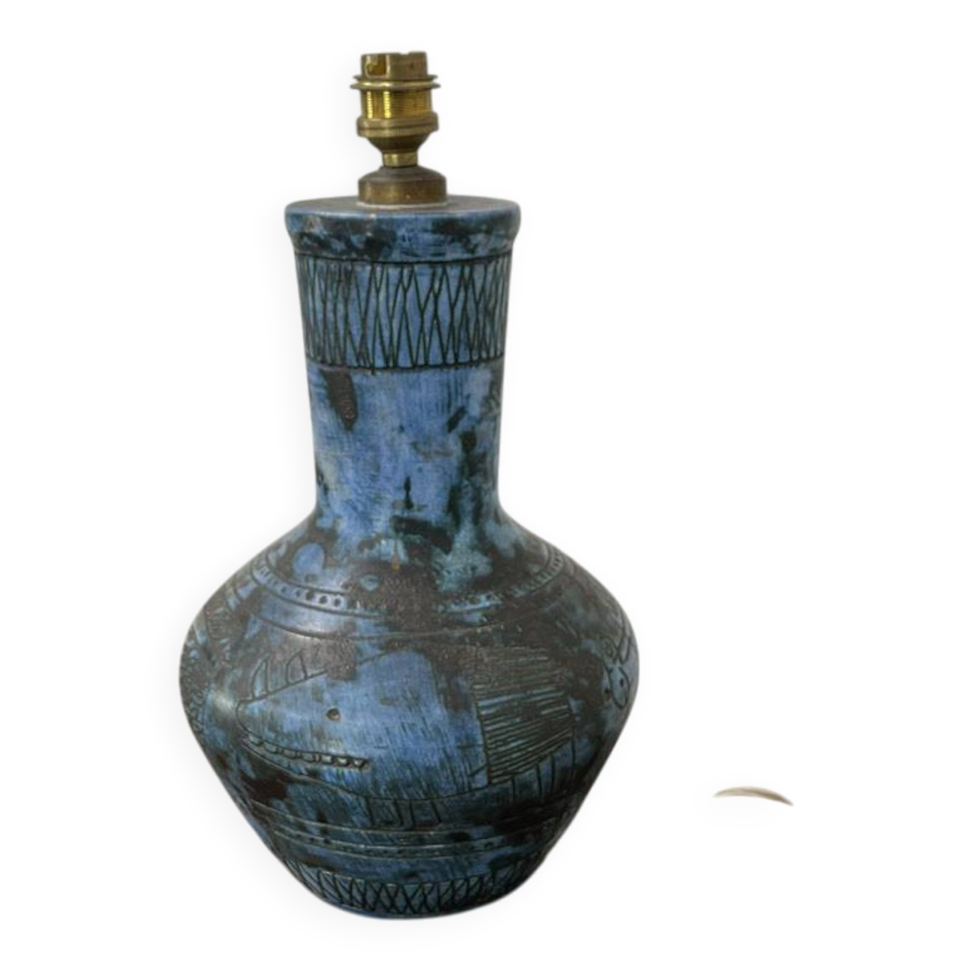 Jacques Blin ceramic lamp from the 60s