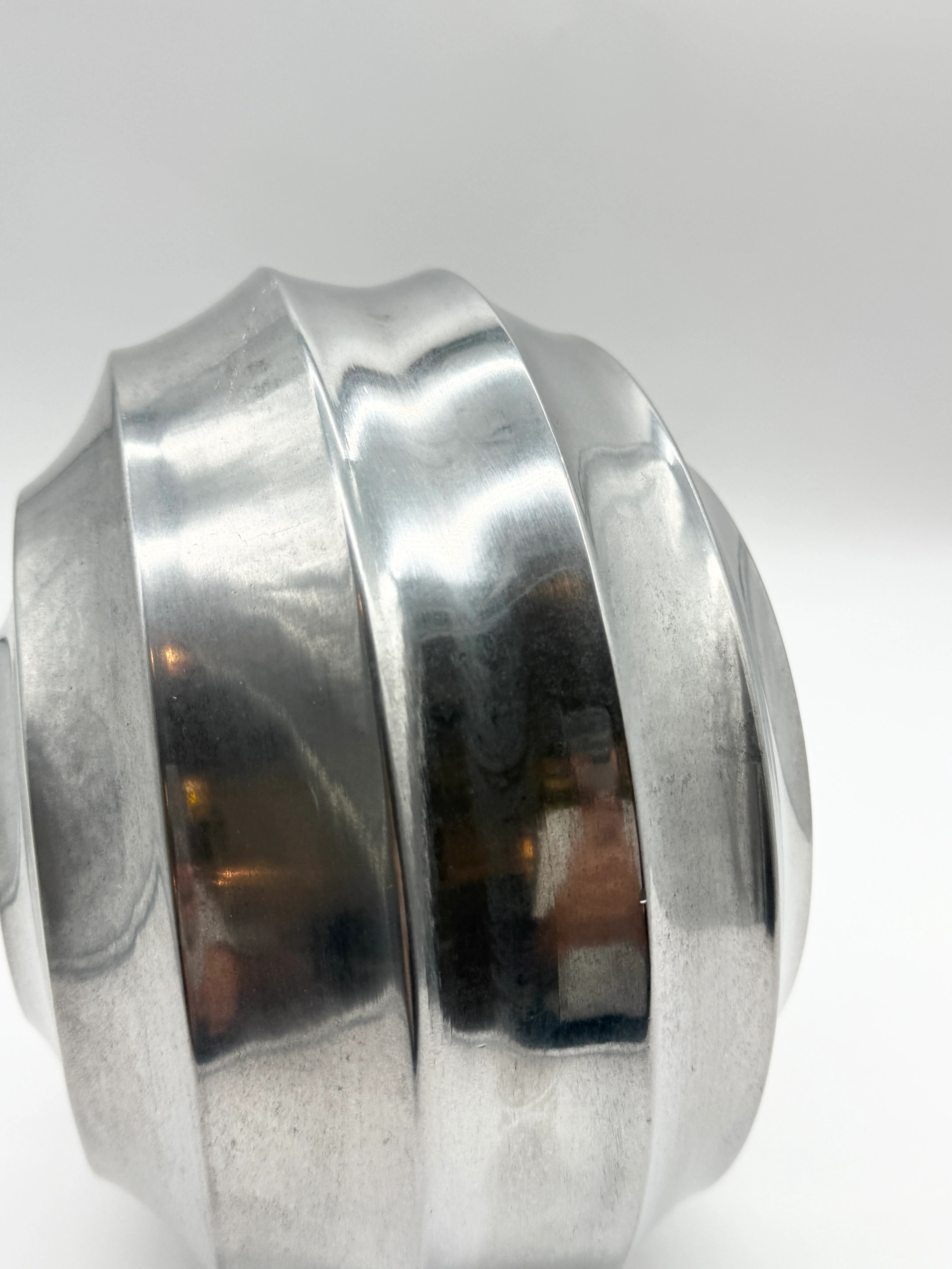Vase space "saucer" in cast aluminium, 1970s