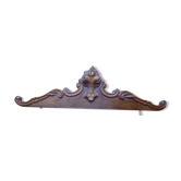 Ancient wooden fronton rosewood