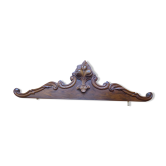Ancient wooden fronton rosewood