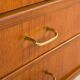 Scandinavian free standing teak wall unit, Norway 1960s.