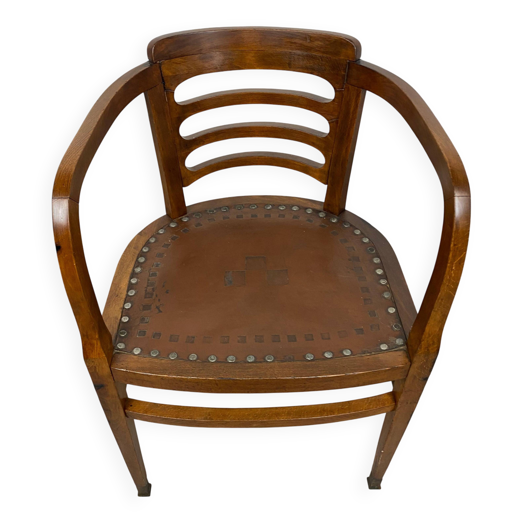 Fauteuil de bureau Sécession par Joseph Maria Olbrich