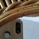 Rattan mirror 52 cm