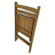Set of four vintage wooden folding chair minimalism design 60s