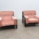 Ensemble de deux fauteuils lounge italiens