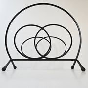 Vintage magazine rack 1950